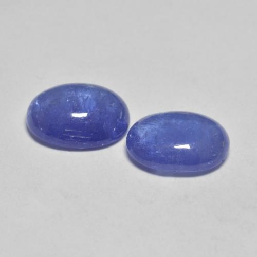Tanzanite Gemstones in 9 x 7 mm (calibrated) Size for Sale, Tanzanite Stones in Deep Blue Color