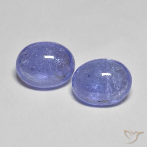 4.41 ct Blue Tanzanite, 9 x 7.2 mm Oval Cut From Tanzania, Photo A