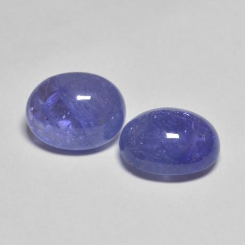 Violet Blue Tanzanite Gem - 2.8ct Oval Cabochon (ID: 575844)