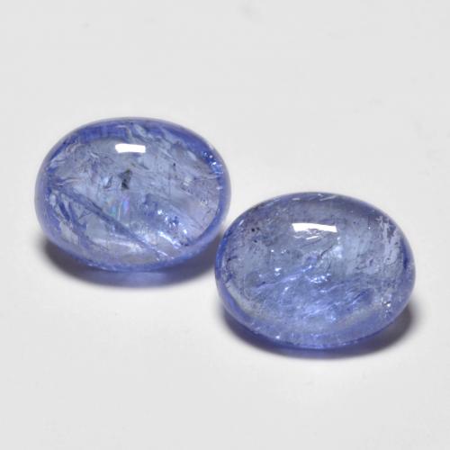 Deep Blue Tanzanite Gem - 2.1ct Oval Cabochon (ID: 575849)