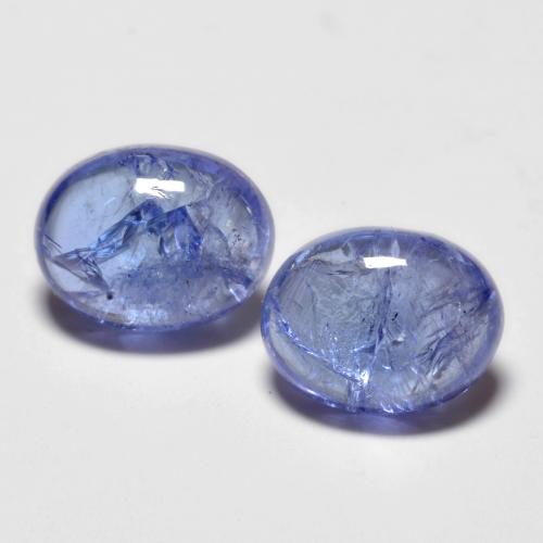Deep Blue Tanzanite Gem - 2.3ct Oval Cabochon (ID: 575850)
