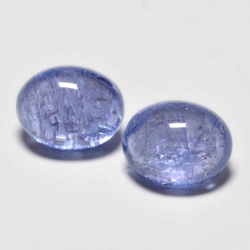 Intense Blue Танзанит Камень - 2.4ct Овал Кабошон (ID: 575853)