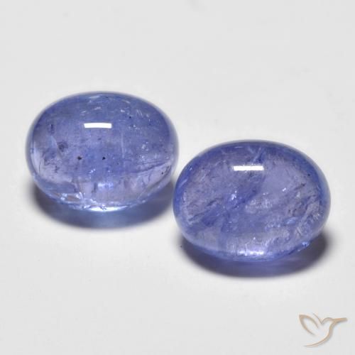 5.06 ct Blue Tanzanite, 9 x 7 mm Oval Cut From Tanzania, Photo A