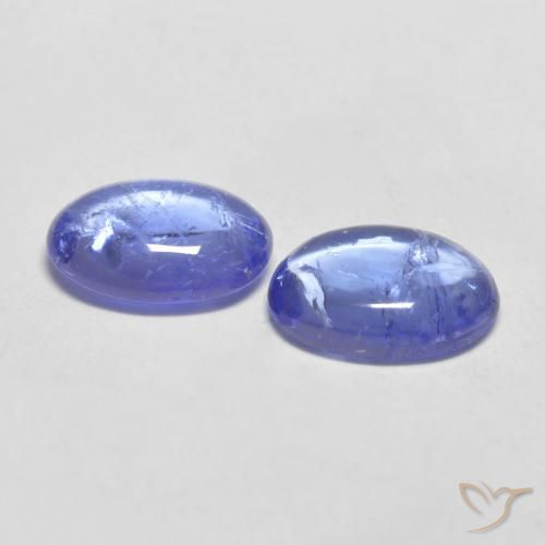 Tanzanite Gemstones in 8 x 6 mm (calibrated) Size for Sale, Tanzanite Stones in Violet Blue Color