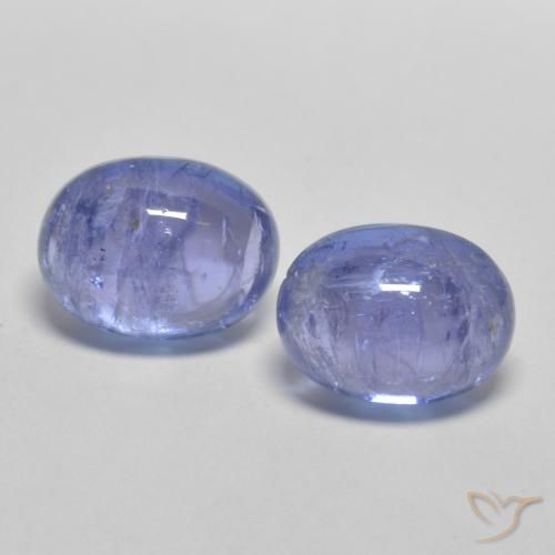 3.84 ct Blue Tanzanite, 7.9 x 6 mm Oval Cut From Tanzania, Photo A