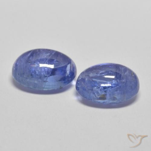Tanzanite Gemstones in 8 x 6 mm (calibrated) Size for Sale, Tanzanite Stones in Violet Blue Color