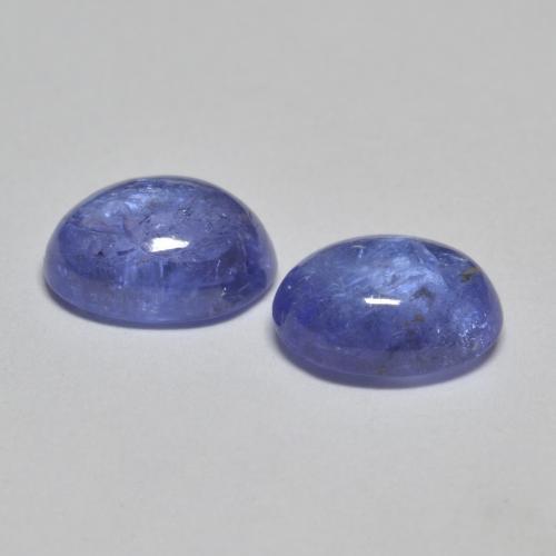 Tanzanite Gemstones in 8 x 6 mm (calibrated) Size for Sale, Tanzanite Stones in Intense Violet Blue Color