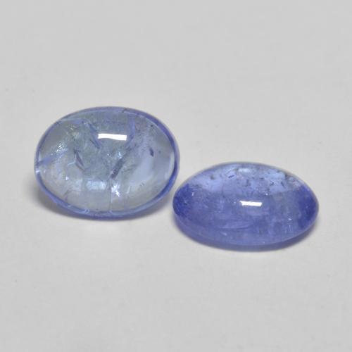 2.44 ctw Blue Tanzanite Stones, Natural Tanzanite in Oval Cabochon Shape for Sale