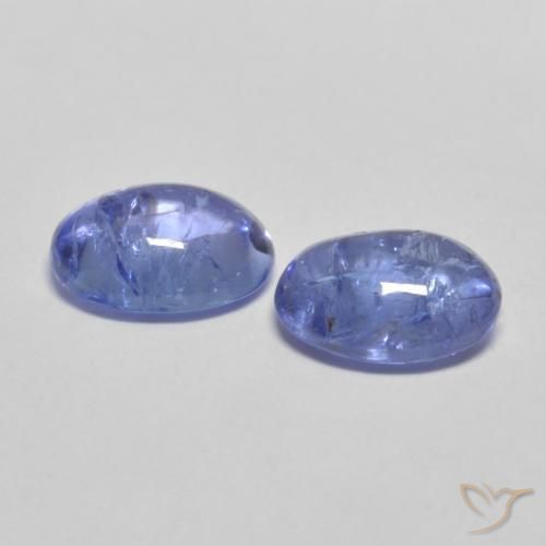 Tanzanite Gemstones in 8 x 6 mm (calibrated) Size for Sale, Tanzanite Stones in Intense Blue Color