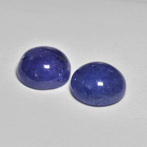 Tanzanite Gemstones in 8 mm (calibrated) Size for Sale, Tanzanite Stones in Intense Violet Blue Color