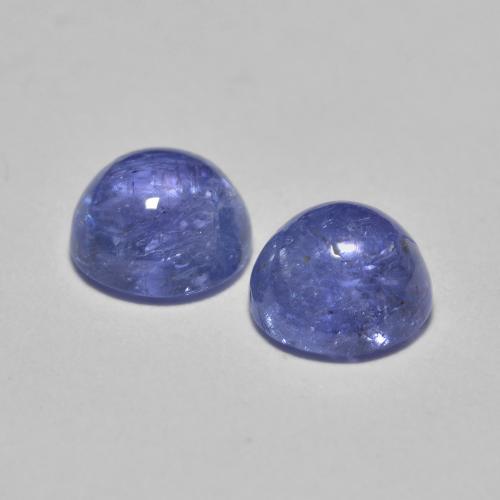 Tanzanite Gemstones in 5.2 mm Size for Sale, Tanzanite Stones in Intense Violet Blue Color