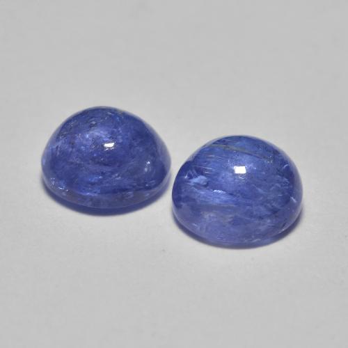 Tanzanite Gemstones in 5.2 mm Size for Sale, Tanzanite Stones in Intense Violet Blue Color