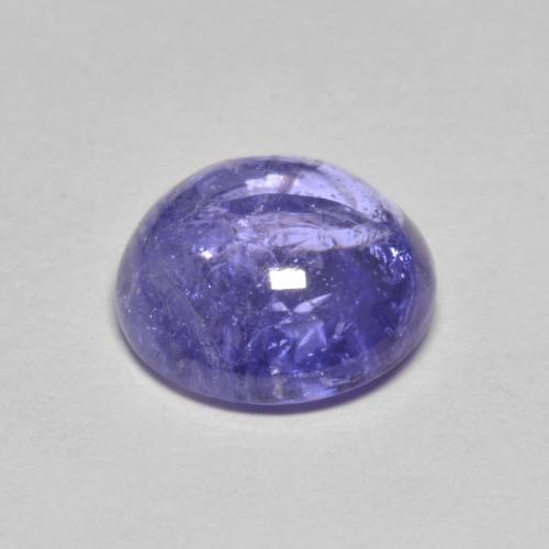 Tanzanite Gemstone in 9 mm (calibrated) Size for Sale, Tanzanite Stone in Silverish Blue Color