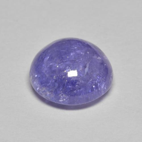 Tanzanite Gemstone in 9 mm (calibrated) Size for Sale, Tanzanite Stone in Silverish Blue Color