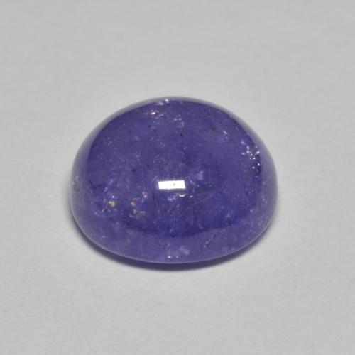 Tanzanite Gemstone in 9 mm (calibrated) Size for Sale, Tanzanite Stone in Silverish Blue Color