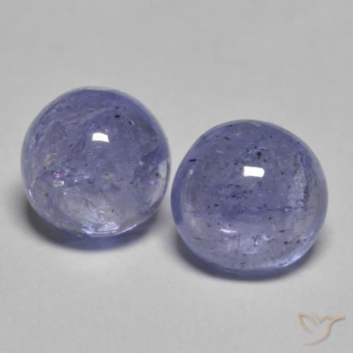 2.07 ct Violet Tanzanite, 6 mm Round Cut From Tanzania, Photo A