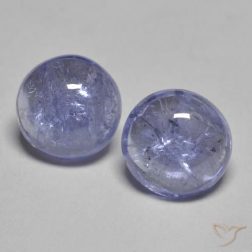 1.79 ct Blue Tanzanite, 6 mm Round Cut From Tanzania, Photo A