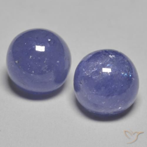 2.46 ct Blue Tanzanite, 6 mm Round Cut From Tanzania, Photo A