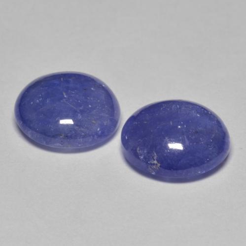 Tanzanite Gemstones in 9 mm (calibrated) Size for Sale, Tanzanite Stones in Intense Violet Blue Color