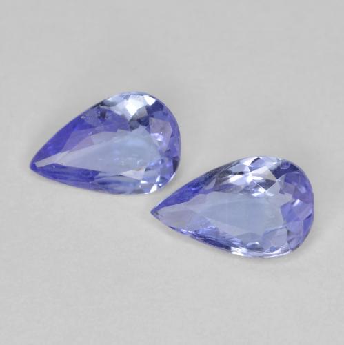 Intense Violet Blue Tanzanite Gem - 0.3ct Pear Facet (ID: 585904)