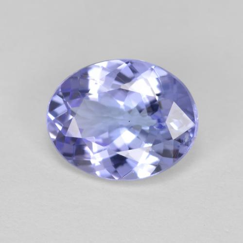 1.91 ct Blue Tanzanite Gemstone, Tanzanite Gem in Oval Facet Shape for Sale.