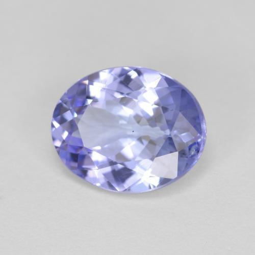 1.91 ct Blue Tanzanite Stone, Natural Tanzanite in Oval Facet Shape for Sale