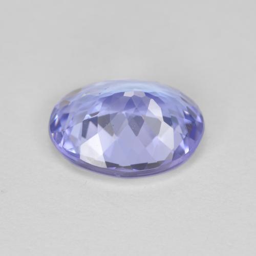 Tanzanite Gemstone in 9 x 7 mm (calibrated) Size for Sale, Tanzanite Stone in Silverish Blue Color