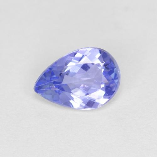 Violet Bleu Tanzanite gemme - 0.5ct Poire facette (ID: 612292)