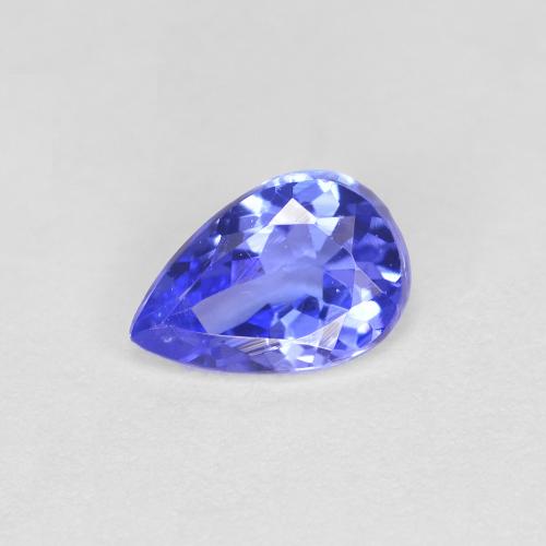 Intense Blue Tanzanite Gem - 0.4ct Pear Facet (ID: 612297)