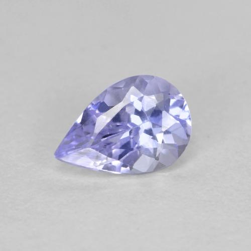 Violet Blue Tanzanite Gem - 0.5ct Pear Facet (ID: 613059)