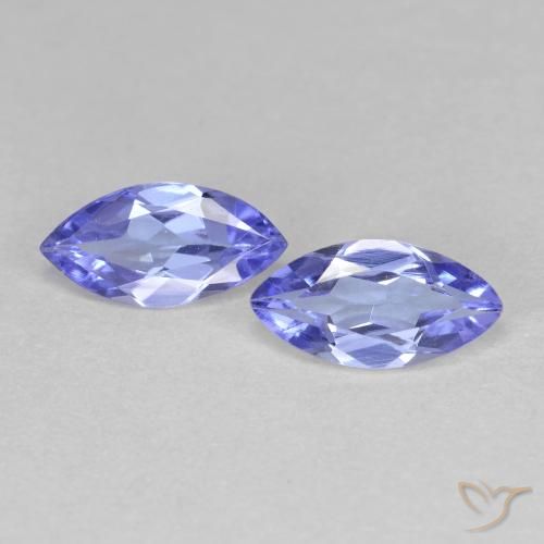 Violet Blue Tanzanite Gem - 0.4ct Marquise Facet (ID: 617083)
