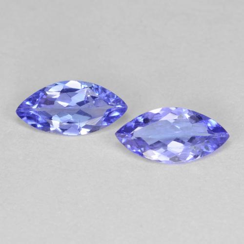 Violet Blue Tanzanite Gem - 0.3ct Marquise Facet (ID: 617084)