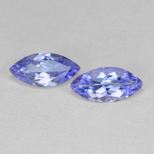 Violet Blue Tanzanite Gem - 0.4ct Marquise Facet (ID: 617088)