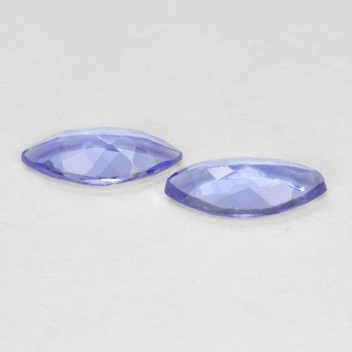 Tanzanite Gemstones in 7.1 x 3.5 mm Size for Sale, Tanzanite Stones in Intense Violet Blue Color