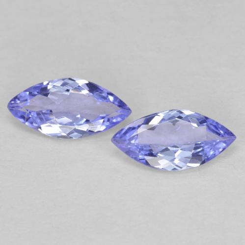 Intense Violet Blue Tanzanite Gem - 0.3ct Marquise Facet (ID: 617592)