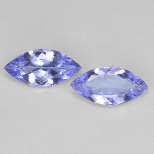 Intense Violet Blue Tanzanite Gem - 0.3ct Marquise Facet (ID: 617596)