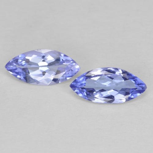 Intense Violet Blue Tanzanite Gem - 0.3ct Marquise Facet (ID: 617598)