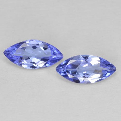 Intense Violet Blue Tanzanite Gem - 0.3ct Marquise Facet (ID: 617599)