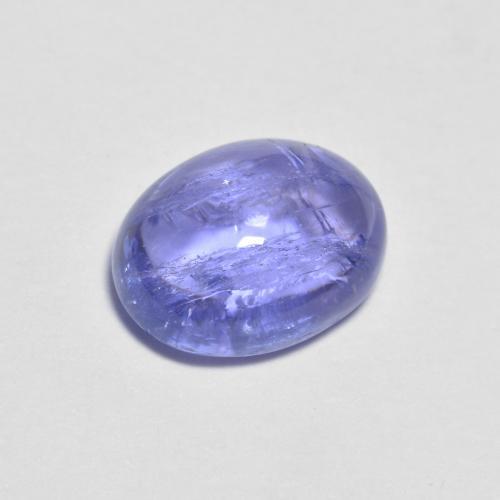 Violet Blue Tanzanite Gem - 1.6ct Oval Cabochon (ID: 620798)