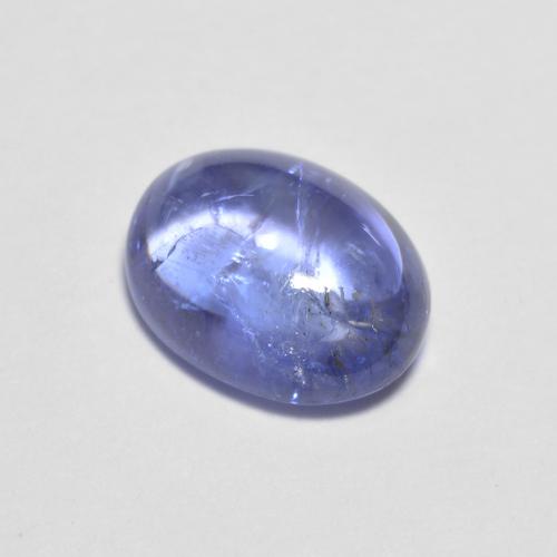 Intense Violet Blue Tanzanite Gem - 1.5ct Oval Cabochon (ID: 620800)