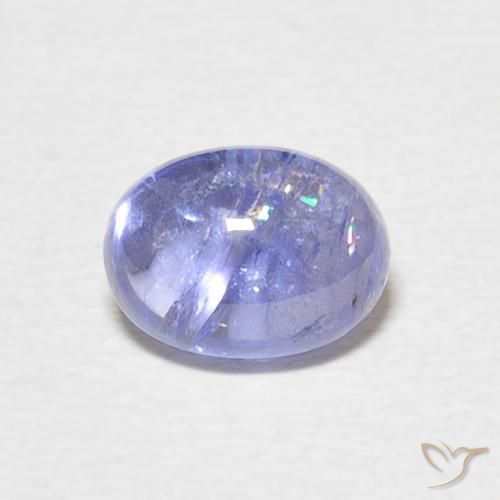1.83ct Natural Intense Violet Blue Tanzanite, Oval, Transparent