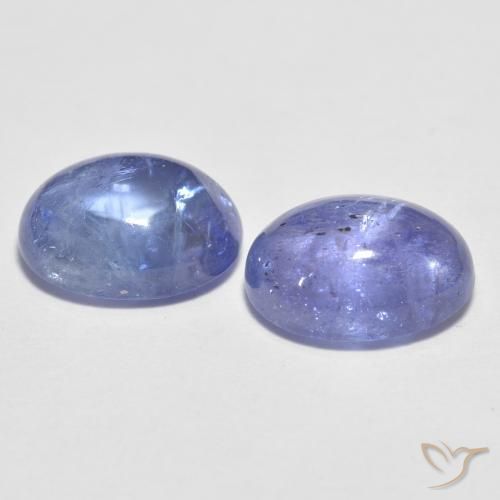 Tanzanite Gemstones in 8 x 6 mm (calibrated) Size for Sale, Tanzanite Stones in Electric Purple Blue Color