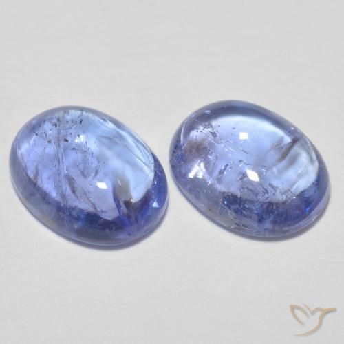 3.04ctw Natural Light Blue Tanzanite, Oval, Transparent