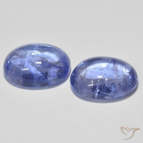 Tanzanite Gemstones in 8 x 6 mm (calibrated) Size for Sale, Tanzanite Stones in Light Blue Color