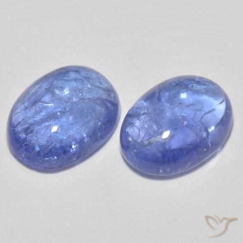 3.25 ct Blue Tanzanite, 8.2 x 6.1 mm Oval Cut From Tanzania, Photo A