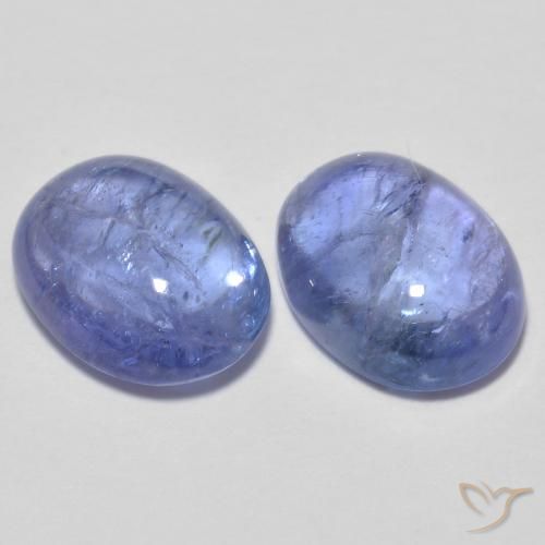 3.11ctw Natural Light Violet Blue Tanzanite, Oval, Transparent
