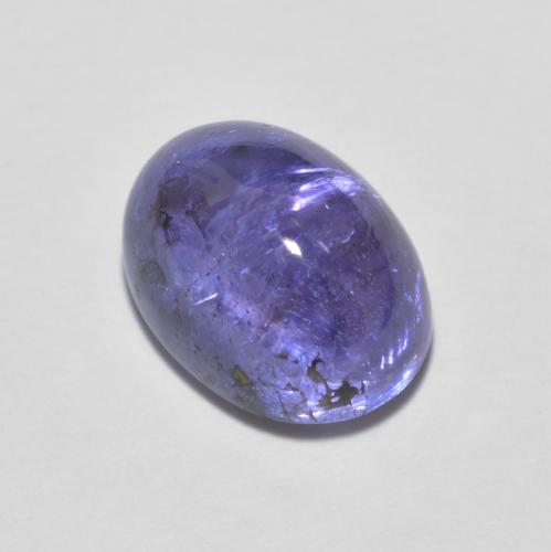 Tanzanite Bleu Ovale 8,3 x 6,1mm de Tanzanie, poids de 2,34 ct, pierre gemme naturelle Chauffé de pureté Transparent, 1 pièce Tanzanite oval cabochon, couleur : Violet Bleu, dureté de Mohs de 6.5 à 7 convient aux bijoux de tous les jours, pierre de sagesse, Cadeau Massaï des Dieux, Photo A
