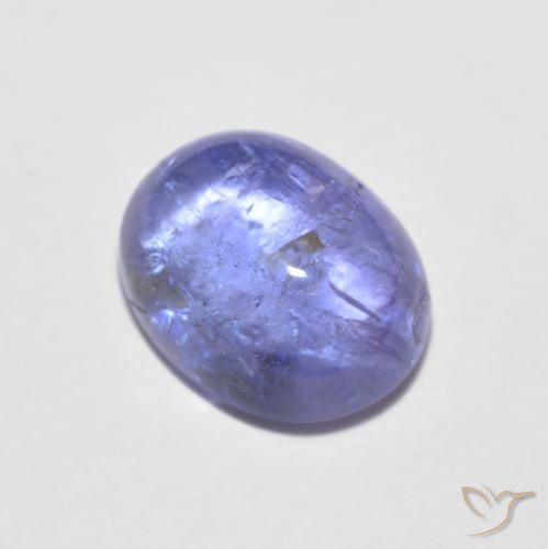 1.96ct Natural Intense Violet Blue Tanzanite, Oval, Transparent