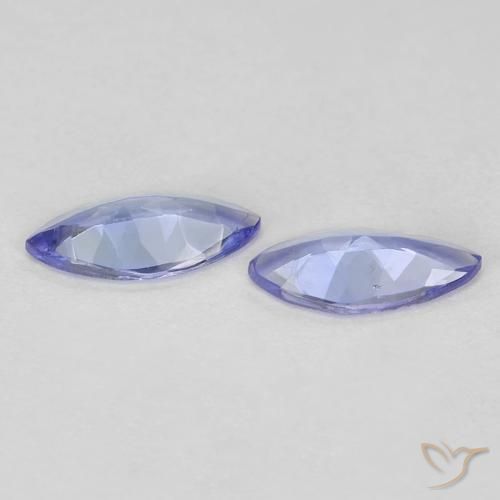 Tanzanite Gemstones in 7 x 3.5 mm (calibrated) Size for Sale, Tanzanite Stones in Intense Violet Blue Color