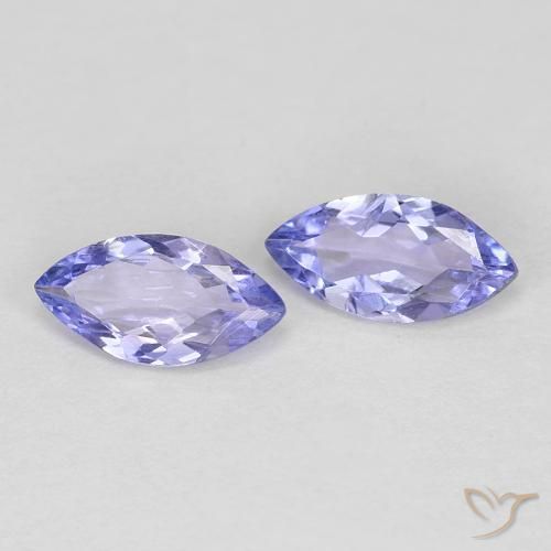 0.64 ctw Violet Tanzanite Stones, Natural Tanzanite in Marquise Facet Shape for Sale